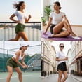 thumbnail image 2 of URATOT Women's Cotton Active Shorts, 2 Packs, Drawstring Waist, Light Activity & Casual Wear, Sizes S–XL, 2 of 6