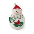 thumbnail image 2 of Pfaltzgraff Winterberry Snowman with Cardinal 10 in Cookie Jar, 2 of 7