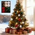 thumbnail image 4 of Adornos Navideños de Bolas de Tela para El Árbol | Artículos Decorativos Festivos | 12 Bolas Navideñas, 4 of 7