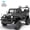 Black, variant on Joyracer 4WD 24V Ride On Toys Truck with Remote Control, 2 Seater 800W 9AH Powered Ride on Electric Car, Bluetooth MP3 Music, 4 Wheels Suspension, 3 Speeds, Black
