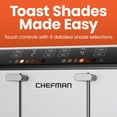thumbnail image 4 of Chefman - Smart Touch Tostador 4 rebanadas digital, 6 definiciones de tonalidad., 4 of 7