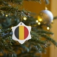 thumbnail image 7 of 3drose, Belgium Flag, 3 inch Snowflake Porcelain Ornament, 7 of 7