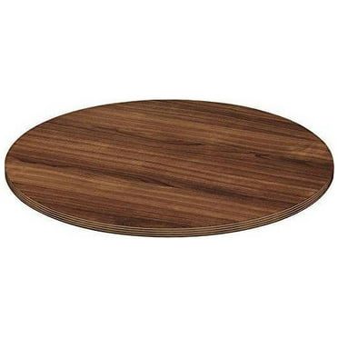 Lorell Round Table Top 48" Walnut 34359