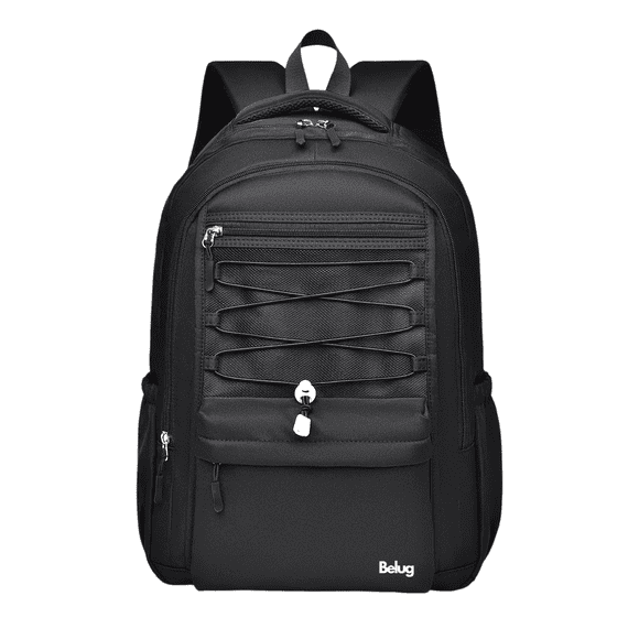 Mochila  Belug  Escolar Viaje Bolsa Para Laptop 15.6 NEGRO