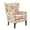 Cream, variant on Gracie Mills Debbie Transitional Upholstered Wingback Chair - GRACE-9576