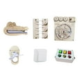 thumbnail image 4 of 6Pcs Montessori Busy Board Basic Life Skills Multifunctinal Sensory Board Parts, 4 of 9
