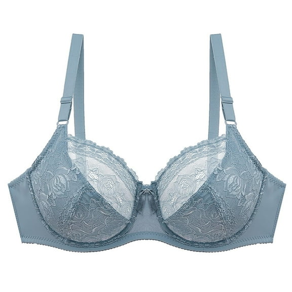 Gswybco Wireless Bras for Women Solid Color Lace Strap Wrap Bras Push Up Deep V Bras No Underwire Seamless Bras Strappy Adjustable Daily Bras