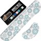 thumbnail image 1 of Silky Memory Foam Wrist Rest for Computer Keyboard, , Ergonomic Design for Typing Pain Relief, Desk Pads Support Hand and Arm, Mousepad Rests, Stain Resistant, 2 Piece Pad, Black, 1 of 10