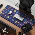 thumbnail image 2 of Long Mouse Pads for Desk,DarkBlue Dinosaurs with Shapes Pattern Desk Mats on Top Of Desks, Desk Mouse Pad Extra Large with 3mm Non-Slip Base and Stitched Edge for Gaming,Office,Work,Home 35.4"x15.7", 2 of 6