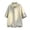 #104-Beige, variant on Men Color Block Half Zip Collar Short Sleeve Polo Shirt Raglan Sleeve Loose Oversized Casual Lightweight Daily Streetwear Pullover Tops Gifts for Father