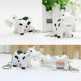 Lightup Keychain Cartoon Cow Design Light & Sound Keychain Cute Stuffed