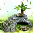 thumbnail image 3 of Turtle Sanctuary Terrarium Land Cave Reptile Ramp Platform Sanctuary Decoration Humidification Cave Rock, 3 of 5