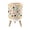 Color 1, variant on Small Trash Can with Lid Space Seamless Cartoon Planets Rockets Planets Stars UFOs Space 1.8 Gallon Dog Proof Trash Can Round Garbage Can Waste Bin Wastebasket for Bathroom Bedroom Living Room