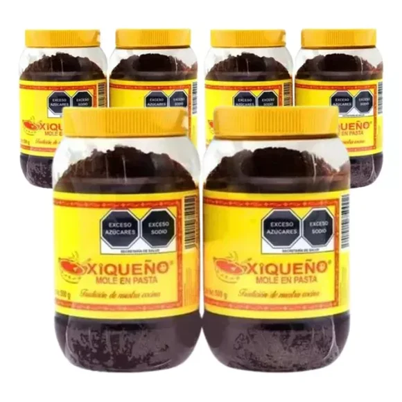Mole En Pasta Xiqueño 3 Pack Con 6 Pz De 500g