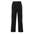 thumbnail image 4 of DENGDENG Drawstring Cargo Pants Women Lightweight High Waisted Work Parachute Pants Trendy Casual Wide Leg Pants Stretchy Straight Y2k Streetwear Long Trousers with Pockets Black XXL, 4 of 6