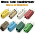 530A Mini Circuit Breaker Blade Fuse Manual Resettable Car Boat 12V 24V Herramientas