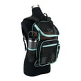 thumbnail image 3 of Eastsport Myth Pro Top Loader Mesh Backpack, Black/Pool Blue, 3 of 7