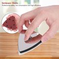 thumbnail image 4 of 101-Piece Oscillating Tool Sanding Kit: 100 Assorted Grit 90mm Sandpaper Sheets (60#-240#) & 80mm Triangular Hook & Loop Sanding Pad for Bosch, Fein Multi-Tools – Ideal for Metal, Hardwood, Synthetic, 4 of 6