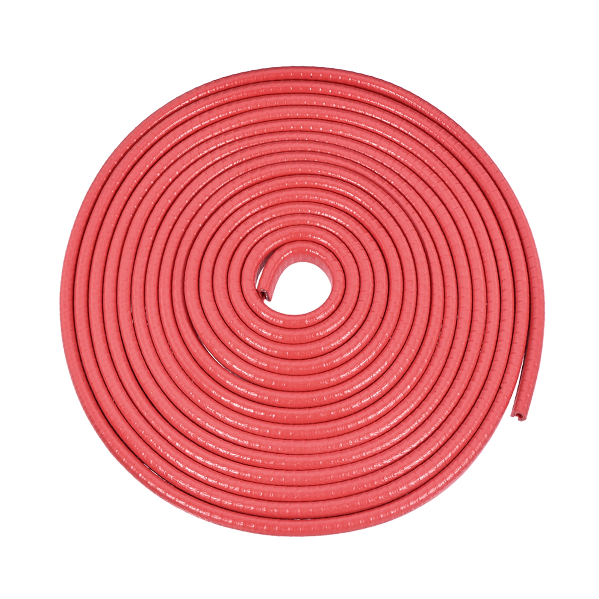 Edge Trim U Seal Extrusion Red U Channel Edge Protector PVC Plastic w Iron Sheet Fits 1/64''1/