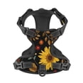 thumbnail image 4 of Picia Sunflowers Leaves No-Pull Dog Harness Reflective Front Clip Vest with Handle,Step-in Air Dog Harness,Adjustable 2 Metal Rings 4 Buckles,Easy to Put on & Take Off, 4 of 9