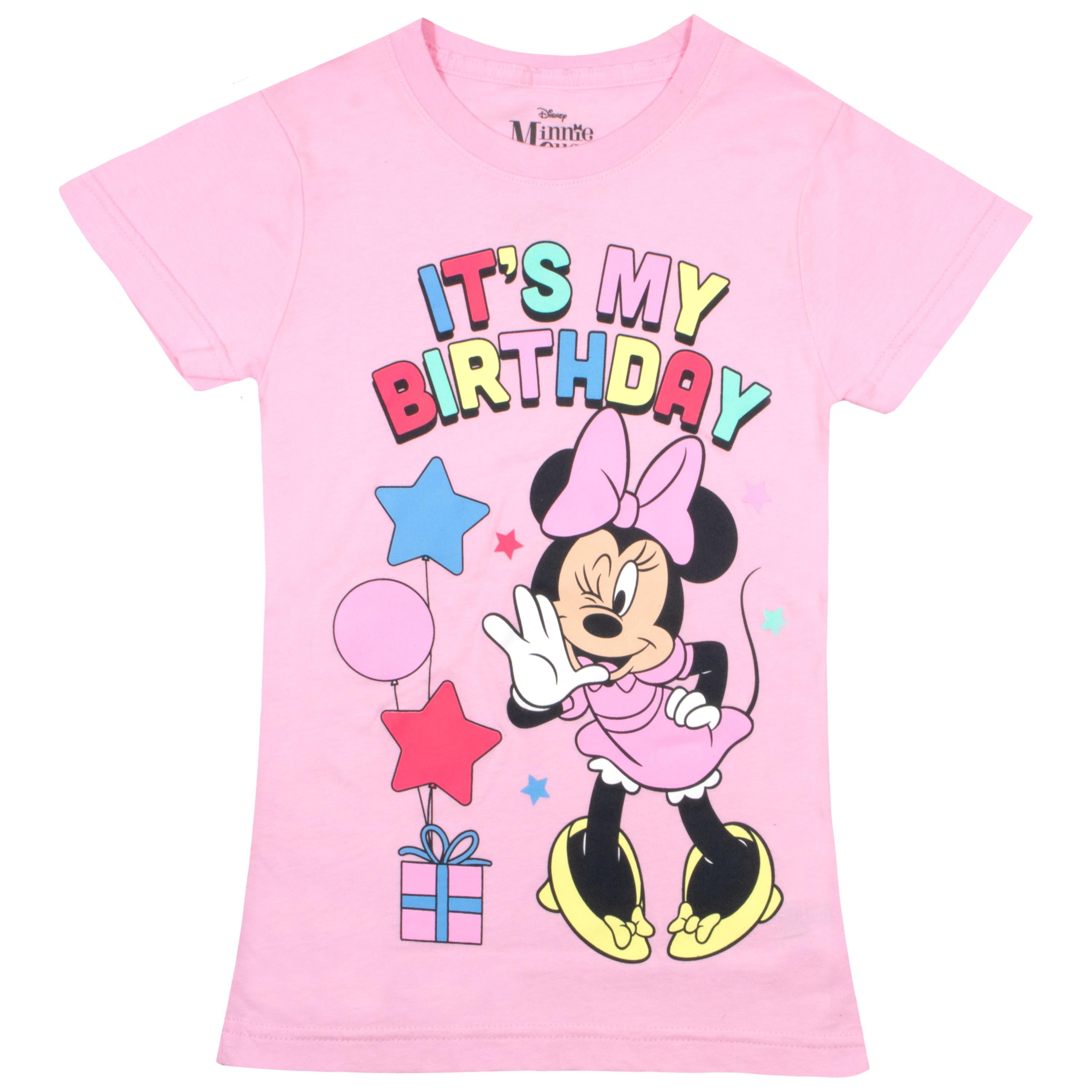 Mickey Mouse Minnie Mouse Birthday Girl Shirt Mickey And Minnie