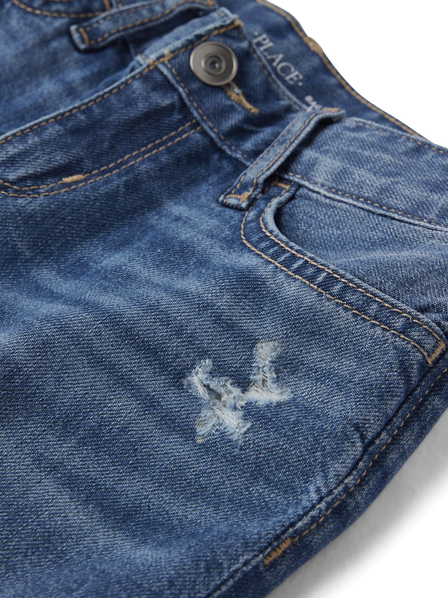The Children's Place Girls Baggy Fit Destructed Jeans, Sizes 4-16