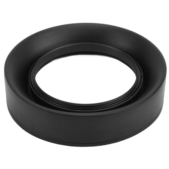 Universal Camera Lens Hood Collapsible Lens Hood for DSLR 3 Adjustable States to Avoid Scattered Light Protect Lens with Screw Connection Metal Rubber Material