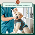 thumbnail image 6 of IDOMIK Dog Anxiety Vest, Adjustable Dog Calming Shirt for Fireworks, Travel & Separation Stress, Gray, XS, 6 of 10