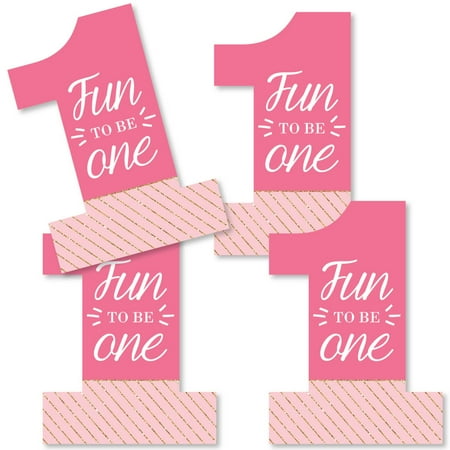 Fun to be One 1st Birthday  Girl Decorations  DIY First 