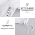 thumbnail image 2 of 100% Microfiber Duvet Cover, 3D Digital Print Mbappe Bedding Set, 3 Pieces, 2 of 5