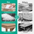 thumbnail image 3 of SERWALL 9 Pieces Outdoor Dining Set, Patio Dining Set, HDPE Outdoor Table and Chair with Umbrella Holes, (1 Table + 8 Breathable Textilene Chairs), 3 of 8