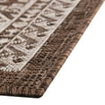 thumbnail image 6 of Rugs.com Outdoor Aztec Collection Rug – 2' x 3' Brown Flatweave Rug Perfect For Living Rooms, Large Dining Rooms, Open Floorplans, 6 of 6