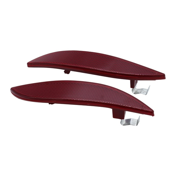 Left&Right Rear Reflector Bumper Tail Light lens Lamp Trim Panel Back Door Replacement for Renault
