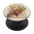 thumbnail image 1 of Lindos libros femeninos de flores de otoño con agarre PopSockets, 1 of 6