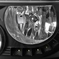 thumbnail image 4 of Spec-D Tuning 1PC Black Housing Clear Lens LED Strip Headlights Compatible with 1999-2002 Chevy Silverado 1500 2500, 2001-2002 Chevy 3500, 2000-2006 Chevy Suburban, L+R Pair Head Light Lamp Assembly, 4 of 7