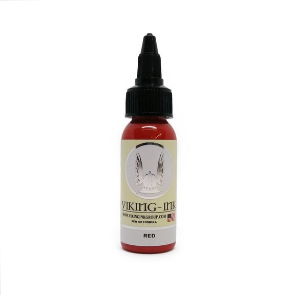 Viking Ink Professional Tattoo Inks color Red 1oz (30ml)