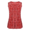 thumbnail image 5 of Ketyyh-chn99 Tank Tops Y2k Top Sleeveless Cami Shirt Slim Solid Ribbed Tank Top Red,L, 5 of 5