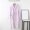 Purple, variant on Daqian Plus Size Womens Pajamas Women's Fashion Robe Bathrobe Lengthening Keep Warm Lapel Same Style for Men and Women Long Sleeve Pajamas for Women White XL(XL)