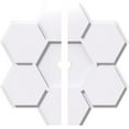 thumbnail image 2 of 38"OD x 1"ID x 13 1/4"C x 1"P Daisy Architectural Grade PVC Contemporary Ceiling Medallion, Two Piece, 2 of 4