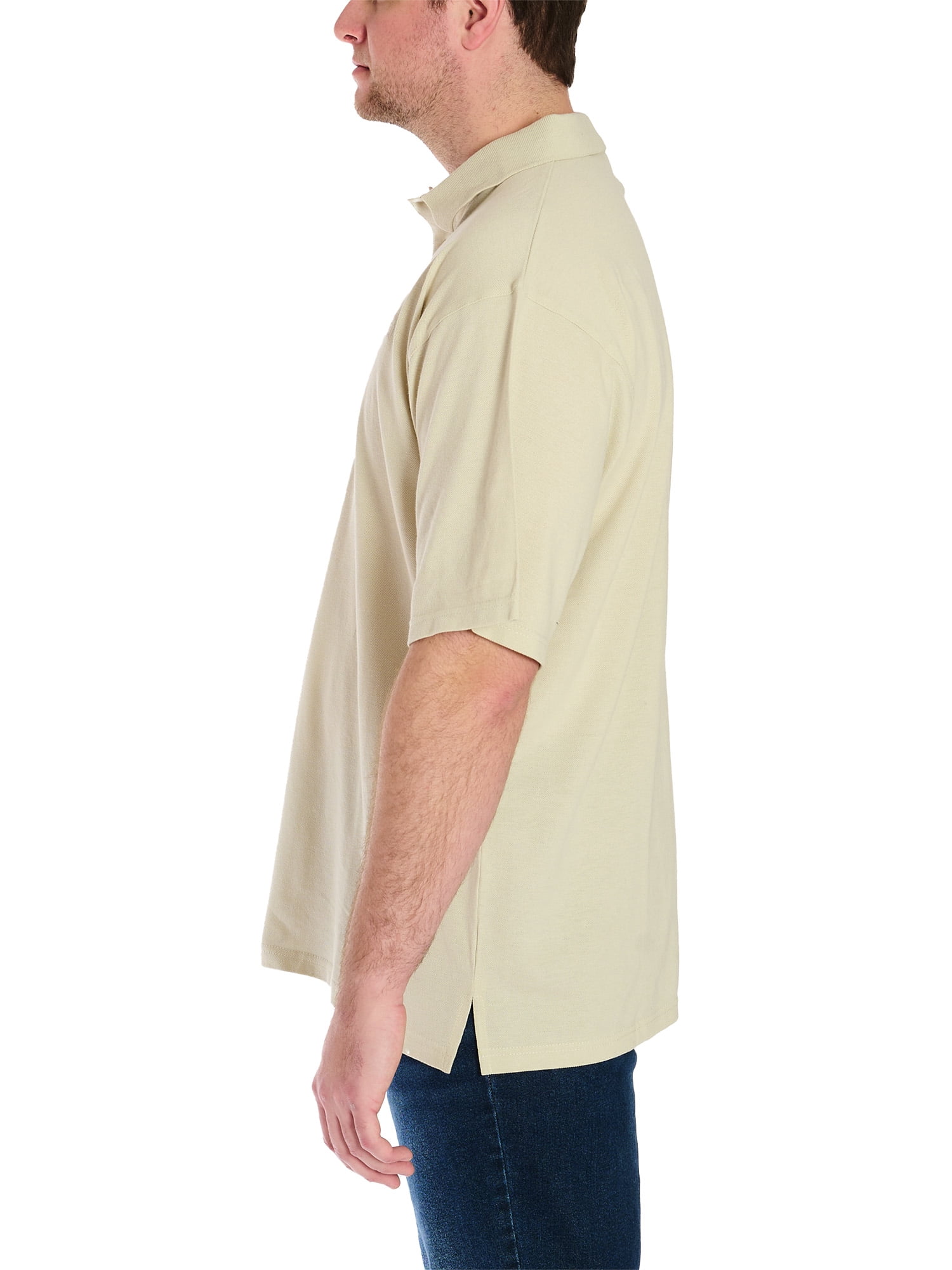 Wrangler Men's Big and Tall Polo Shirt ,Big sizes up to 6XL and Tall sizes up to 5XT