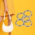 thumbnail image 2 of AMLESO 5 Pieces Leather Bag Buckles Organizing Accessory Alloy Carabiner Clip Snaps 25mm, 2 of 8
