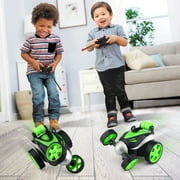 Growsly Rolling Remote Control Car, RC Roller Stunt Car 360 Degree Rotation Gifts for Kids Racing Toys, Kids 3 4 5 6 7 8 9 10 Years Old Boys and Girls, Green
