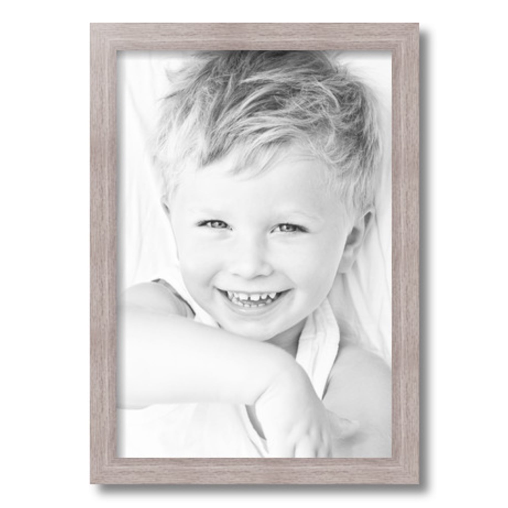 ArtToFrames 13" x 19" Gray Oak Picture Frame, 13x19 inch Brown MDF Poster Frame (WOM-4300), 1 Pack