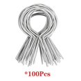 thumbnail image 2 of Bgsha 100 Pcs Galvanized Steel Fence Ties fit for Fence Posts,T-Post Metal Fence Wire, 2 of 9