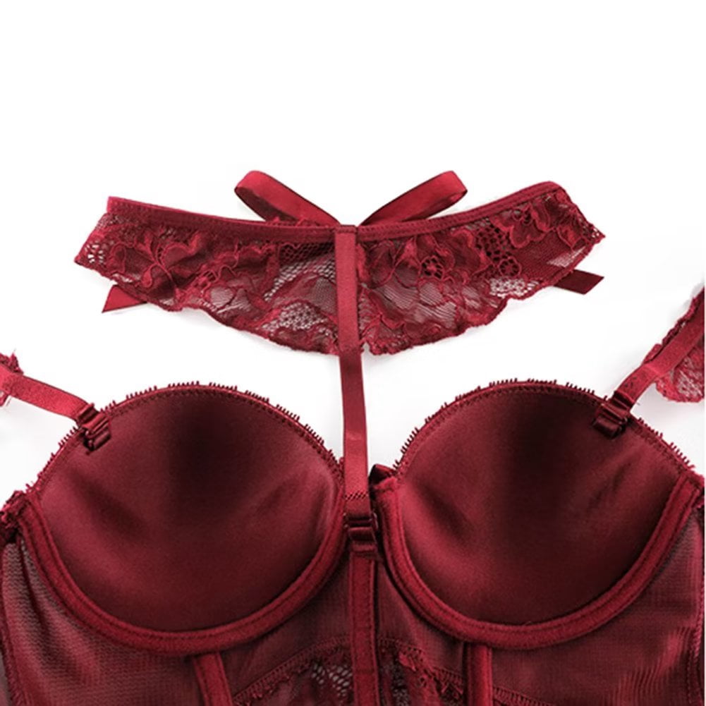Varsbaby Sexy Push up Underwear Shape Body Lace Lingerie Bra for Women