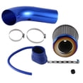 thumbnail image 2 of 76mm High Flow Air Filter Mushroom Head Car Turbo Pipe Intake Sleeve Intake Filter Universalamp Kit Blue, 2 of 4