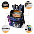 thumbnail image 4 of Mobile Suit Gundam Backpacks 13 Inch Lightweight Casual Bookbags Travel Daypack Bookbags for Camping Hiking, 4 of 8