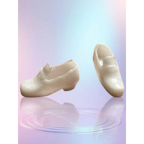 Doll Shoes White Loafers