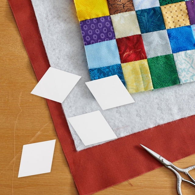 Moluckfu 100Ud Plantillas Rectangulares De Papel Para Piecing En Quilting Fácil De Usar