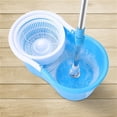 thumbnail image 6 of HLONK 360° Spin Mop With Bucket & Dual Mop Heads Blue, A Quick And Easy Way To Clean The Floor, 6 of 7